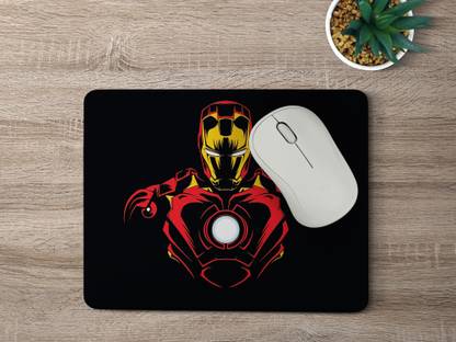 WOLDER Ironman Vector Printed Mousepad Non Slip Base Mousepad