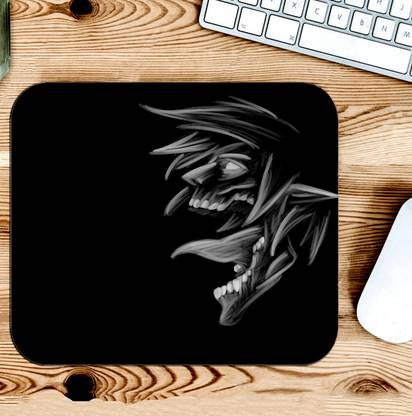Gfylo The Scream of Attack Titan Printed Mouse pad Smooth Surface and anti-Slip Non Slip Base Mousepad