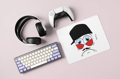 Shoppingara Charlie Chaplin Emoji- Emoji Printed Mousepad For Emoji Lovers Non Slip Base Mousepad