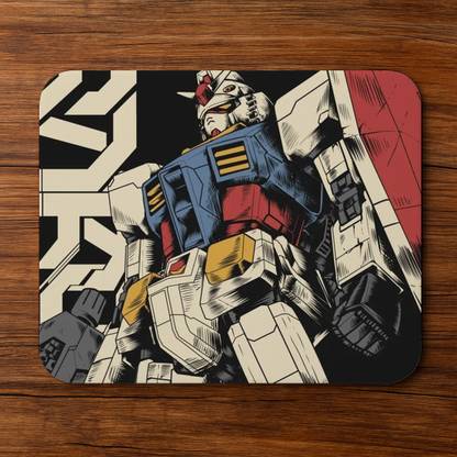 foldthreads Gundam Mousepad Mousepad