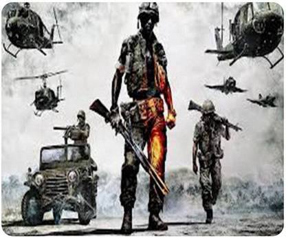 PrintingZone Compatible Print Indian Army Mouse Pad (8 inch X 7 inch) (MP-03) Mousepad