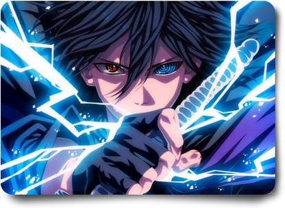Replix Anime Mouse Pad (9 inch x 7 inch) - Naruto Sasuke Uchiha - 3 Printed Mousepad Non Slip Base Mousepad