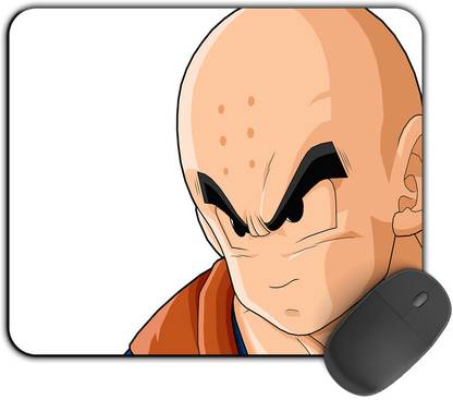 Kirmada Printed Designer Mouse Pad Krillin Face Dragon Ball Z Mousepad