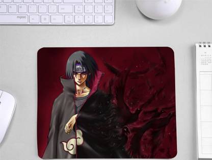InkWynk Itachi Uchia Genjutsu Trap Naruto Japanese Anime | Rubber Grip Non Slip Base Mousepad