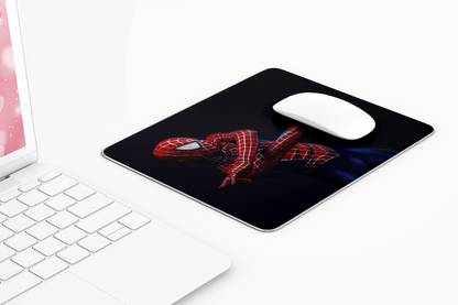 Square strive Spider-Man Web Shooting Pose Mousepad