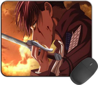 NKTRADERS Printed Design Mouse Pad LEVI 2 Enhance Gaming and Work Performance Non Slip Base Mousepad