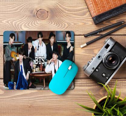 BYSR FASHION Bts Mousepad Printed Mouse Pad For Computer (9X7 Inch) JM-596 Non Slip Base Mousepad