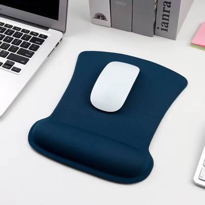Aliens Gel Mouse Pad| Memory Foam Cushion Mousepad with Wrist Support Ergonomic Design Non Slip Base Mousepad