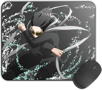 Kirmada Printed Design Mouse Pad Badass Aizawa Non-Slip My Hero Acadamia Non Slip Base Mousepad