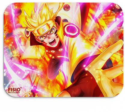 Fisio Anime Naruto Mouse Pad for Laptop Computer Printed Gaming Desk Mat for PC Table Non Slip Base Mousepad