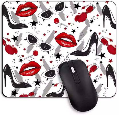 GIFT MY PASSION Ergonomic Mouse Pad For Maximum Comfort Printed Premium Waterproof Rubber Base Non Slip Base Mousepad