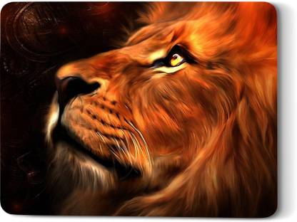 MJDS Lion Ultra-Low Friction Gaming Mouse Mat, Anti-Slip Base, High Durabilit7 Non Slip Base Mousepad