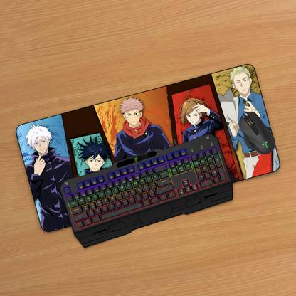 Times Comic Gojo Sukuna Nanemi Mouse Pad | Jujutsu Kaisen Big Size Mouse Pad Desktop And Pc Non Slip Base Mousepad