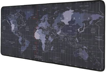 KedarKantha World Map Design Gaming Mouse Pad Non Slip Base Mousepad