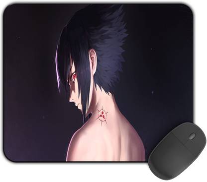 Kirmada Gaming Mouse Pad - Sasuke Cursed Mark (Naruto) Smooth Surface Mousepad