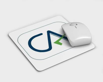 BE UNIQUE Chartered Accountant 'CA' Logo Printed Mouse pad for Laptop & Desktop Non Slip Base Mousepad