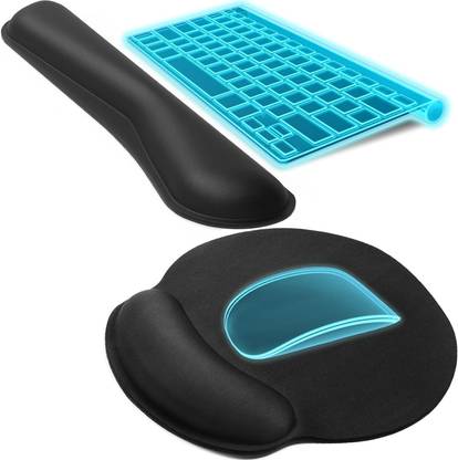 Holy Delight Ergonomic Mouse Pad with Wrist Rest, Comfortable Keyboard Wrist Rest Mousepad