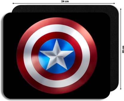 NAFCO Computer Mouse Mat with Anti-Slip Rubber Base & Smooth Mouse Control Non Slip Base Mousepad