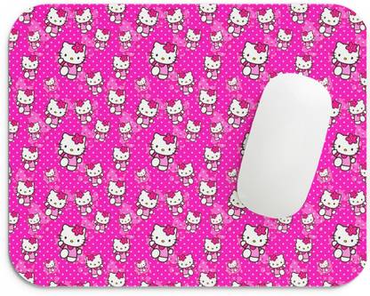 santer Hello Kitty Mouse Pad Printed Mouse pad cute hello kitty for Computer - Laptop Mousepad