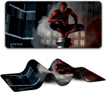 Bestor Anime Series Spiderman Printed Mouse Pad Dark Reaper Samurai Mouse Pad 60cmx34cm Non Slip Base Mousepad