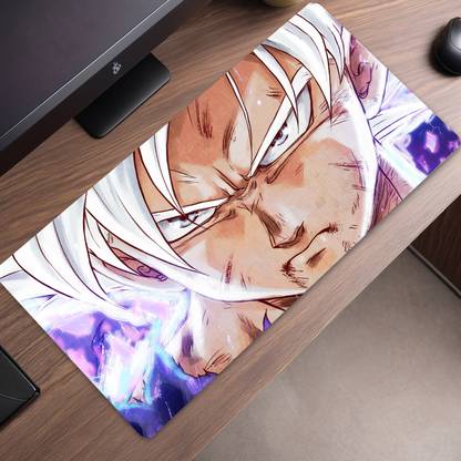 Masipicks XL Size Goku Ultra Instinct Gaming Mouse Pad | Desk Mat Non Slip Base Mousepad