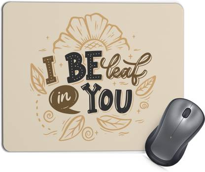 TrendoPrint MP51 Mouse Pad with Anti-Slip Rubber Base & Smooth Mouse Control Non Slip Base Mousepad