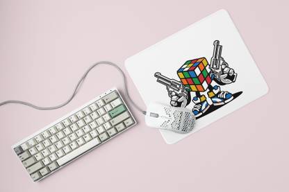Shoppingara Rubik's cube - Printed animated creature Mousepads Mousepad