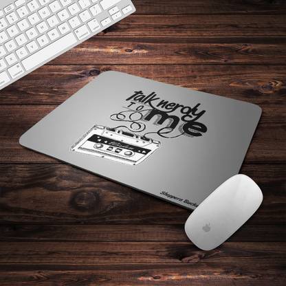 Shoppers Bucket Talk Nerdy to me Rectangle Mouse pad Non Slip Base Mousepad