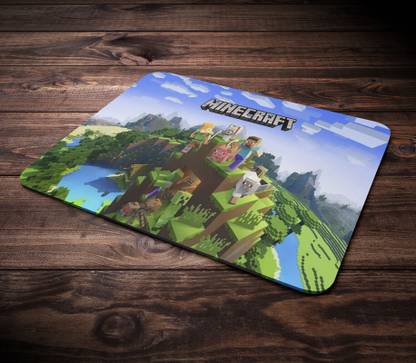Printwala Minecraft Mouse Pad Printed Mousepad For Laptop Pc (9x7 Inches)(LMP-334) Non Slip Base Mousepad