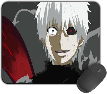 Kirmada Printed Design Kaneki Face 2 Tokyo Ghoul Mouse Pad. Mousepad