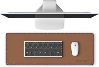 STRIFF Desk Pad Non-Slip PU Leather Desk Blotter, Waterproof Desk Writing Pad Non Slip Base Dual Sided Mousepad