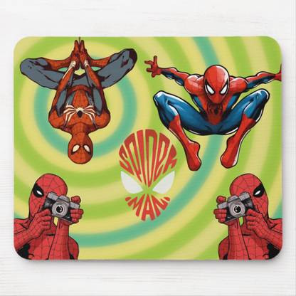 harshitaecom Spider-Man Action Mouse Pad – Perfect for Fans! Non Slip Base Mousepad
