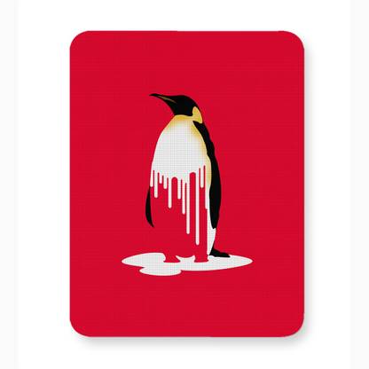 ICARUSBOX Icarus Box Penguin Melting Mouse Pad Mat Anti-Slip Rubber Base Non Slip Base Mousepad
