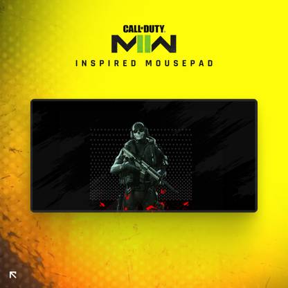 Rikony Call of Duty MousePad - 23x11 Inches DeskMat-Perfect for Gaming and Workstations Non Slip Base Mousepad