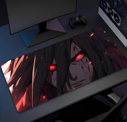 Eshaaver Animie Printed madara uchiha Laptop & Desktop Mat /Desk Pad Non Slip Base Mousepad