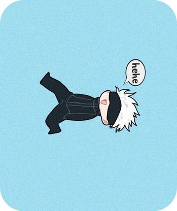 TRENDXTORE Trending - Jujutsu Kaisen Cute Gojo Laughing Anime - Printed Mousepad Non Slip Base Mousepad