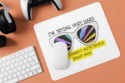 Epic MousePds Trying Hard Non Slip Base Mousepad
