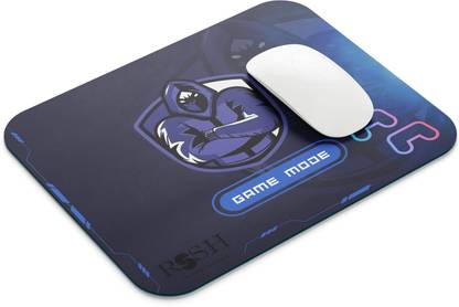 rssh creation Game Mode Blue Color, Anti - Slip Base, High Durability Mouse Pad Mousepad