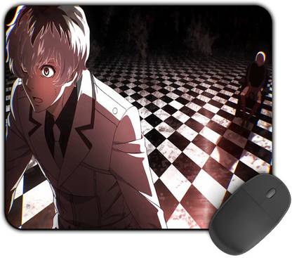 Kirmada Printed Design Two Kaneki Tokyo Ghoul Mouse Pad. Non Slip Base Mousepad