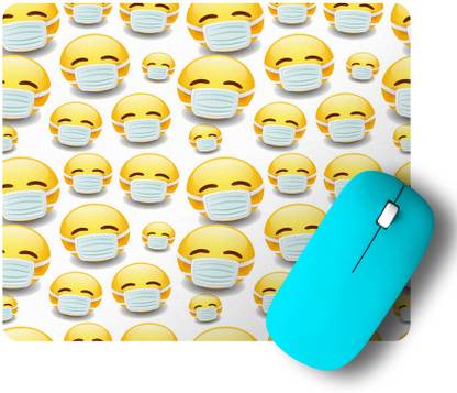 BYSR FASHION Emoji Mousepad Anti Slip Printed Mouse Pad For Computer (9X7 Inch)(JM-143 Non Slip Base Mousepad