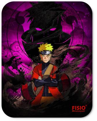 Fisio Anime Naruto Mouse Pad for Laptop Computer Printed Gaming Desk Mat for PC Table Non Slip Base Mousepad
