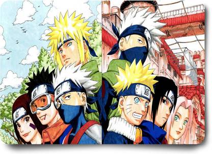 Replix Naruto Theme Anime Printed Mousepad with Smooth Mouse Control for Laptop Non Slip Base Mousepad