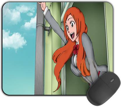 Kirmada Printed Designer Mouse Pad Orihime Smile Non-Slip Bleach Mouse Pad. Mousepad