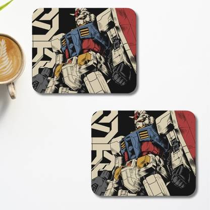 foldthreads Gundam Mousepad Pack Of 2 Mousepad