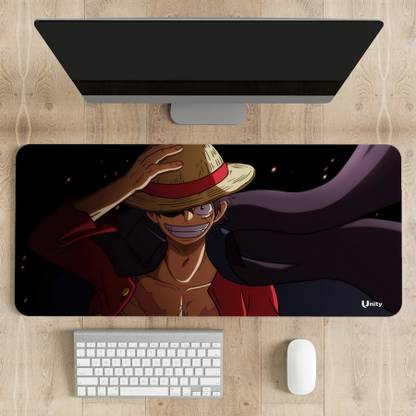 UNITY One Piece Luffy Desk Mat Water-Resistant Gaming Mouse Mat For Home & Office Non Slip Base Mousepad