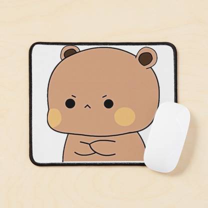 craft maniacs ANGRY DUDU ART ANTI SLIP & ANTI FUNGAL MOUSEPAD FOR BUBU DUDU LOVERS Non Slip Base Mousepad