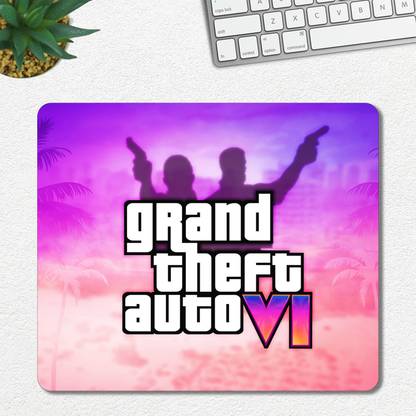 Ourrble GTA VI Mouse pad with Anti-Slip Rubber Base & Smooth Mouse Control Mousepad