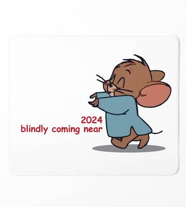 Rushaan Come Faster 2024, Printed Mousepad On New Year Theme Mousepad
