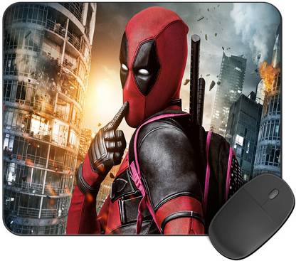 Kirmada Printed Naughty Deadpool Mouse Pad Super Smooth Surface Marvel Non Slip Base Mousepad