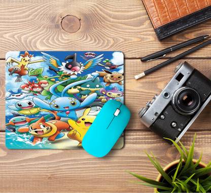 BYSR FASHION Pokemon Mouse Pad Anti Slip Printed Mouse Pad For Computer (9X7 Inch)(M-123) Non Slip Base Mousepad